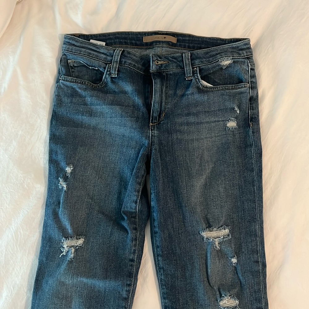 Joe’s distressed jeans